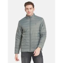 METTLE Men Olive Green Puffer Jacket